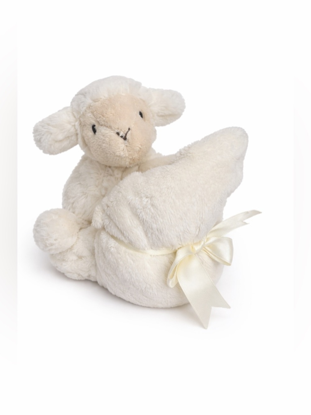 Jellycat Cream Lamb Plush with Bow
